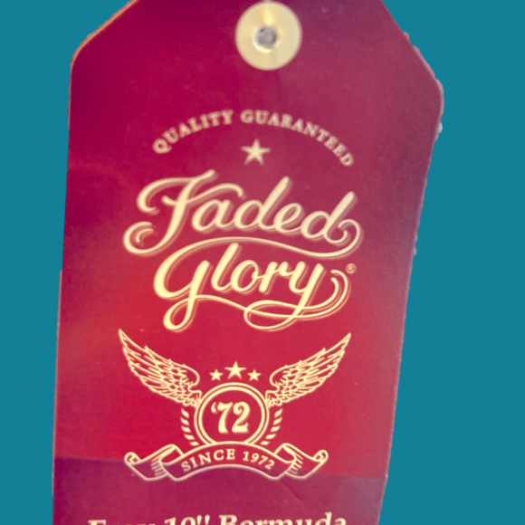 Stretchy Faded Glory Cut Off Jeans (10) NWTs - Picture 6 of 6